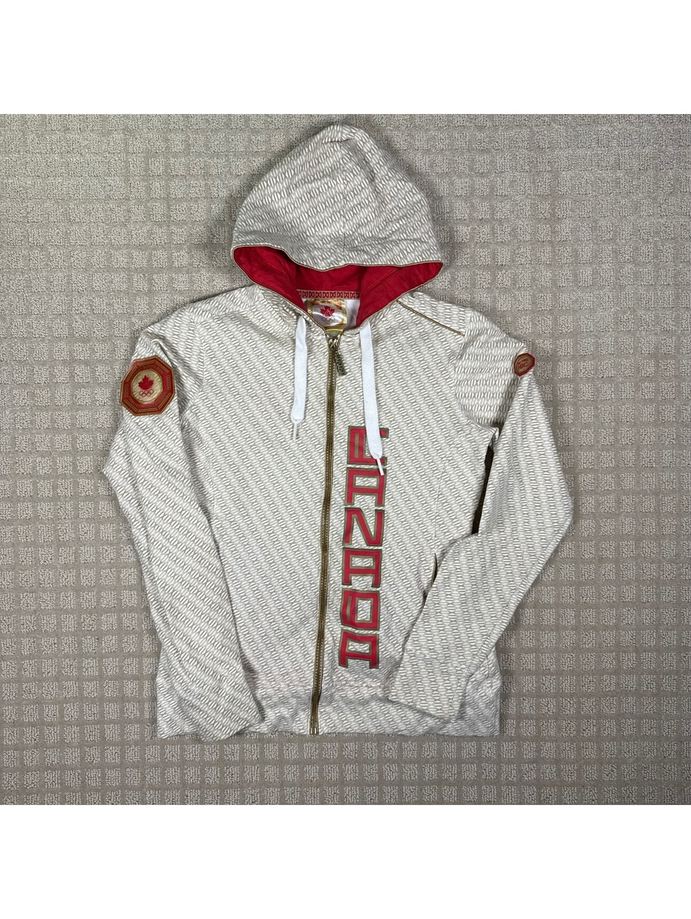 Team Canada 2008 Beijing Olympics HBC Zip Hoodie XS